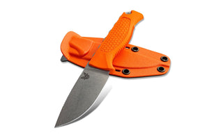 Benchmade, Inc.™ Steep Country Fixed Blade 15006 Orange Santoprene CPM-S30V Stainless Steel Knife