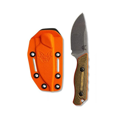 Benchmade, Inc.™ Hidden Canyon Hunter Fixed Blade 15017-1 Richlite and Orange G10 CPM-S90V Stainless Steel Knife