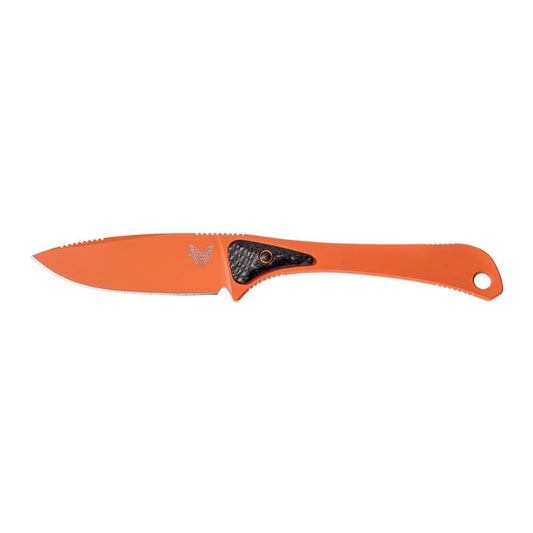 Benchmade, Inc.™ Altitude Fixed Blade 15200ORG Orange CPM-S90V Steel and Carbon Fiber CPM-S90V Stainless Steel Knife