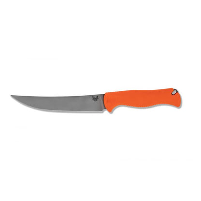 Benchmade, Inc.™ Meatcrafter Fixed Blade 15500 Orange Santoprene 154CM Stainless Steel Knife