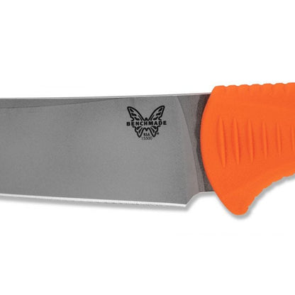 Benchmade, Inc.™ Meatcrafter Fixed Blade 15500 Orange Santoprene 154CM Stainless Steel Knife