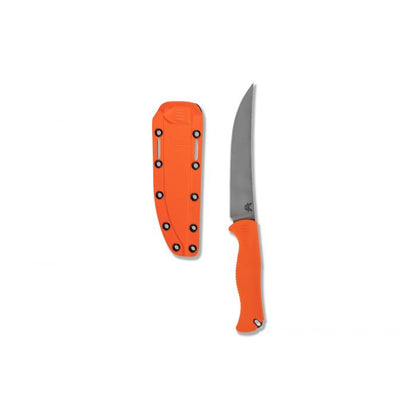 Benchmade, Inc.™ Meatcrafter Fixed Blade 15500 Orange Santoprene 154CM Stainless Steel Knife