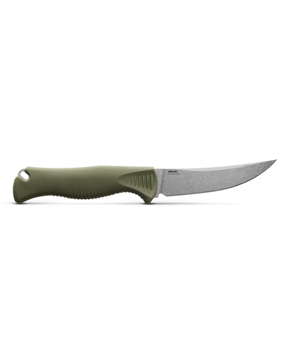 Benchmade, Inc.™ 4" Meatcrafter Fixed Blade 15505 Dark Olive Santoprene CPM-154 Stainless Steel Knife