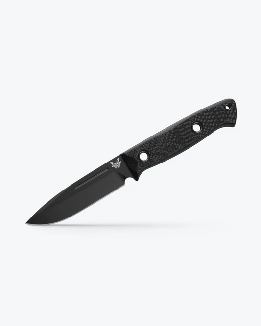 Benchmade, Inc.™ Bushcrafter Fixed Blade 163BK Carbon Fiber CPM-S30V Stainless Steel Knife