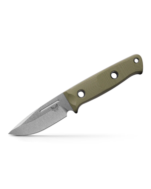 Benchmade, Inc.™ Mini Bushcrafter Fixed Blade 165-1 OD Green G10 CPM-S30V Stainless Steel Knife