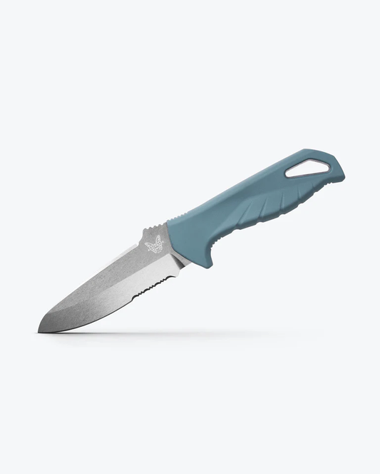 Benchmade, Inc.™ Undercurrent Fixed Blade 18040S Depth Blue Santoprene CPM-Magnacut Stainless Steel Knife
