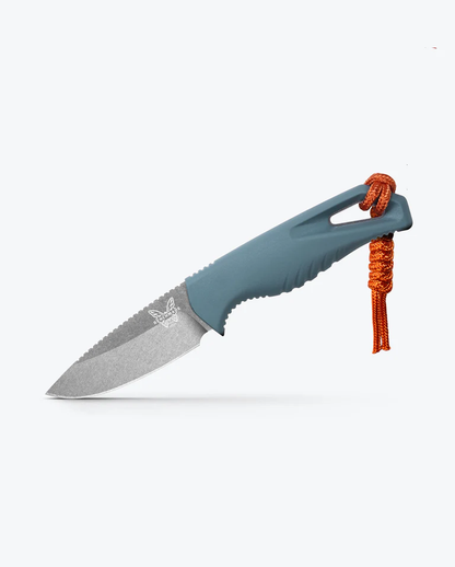 Benchmade, Inc.™ Intersect Fixed Blade 18050 Depth Blue Santoprene CPM-Magnacut Stainless Steel Knife