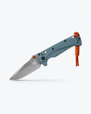Benchmade, Inc.™ Mini Adira 18065 Depth Blue Grivory CPM-MagnaCut Stainless Steel Pocket Knife