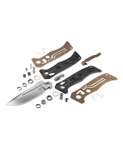 Benchmade, Inc.™ Mini Auto Adamas 2730-03 Black Carbon Fiber CPM-MagnaCut Stainless Steel Pocket Knife