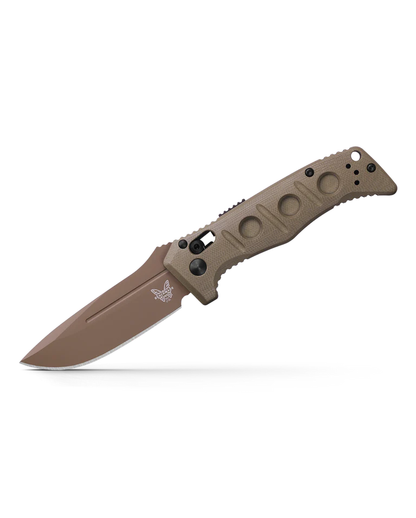 Benchmade, Inc.™ Mini Auto Adamas 2730FE-2 OD Green G10 CPM-CruWear Semi-Stainless Steel Pocket Knife