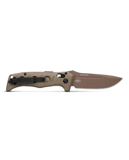 Benchmade, Inc.™ Mini Auto Adamas 2730FE-2 OD Green G10 CPM-CruWear Semi-Stainless Steel Pocket Knife