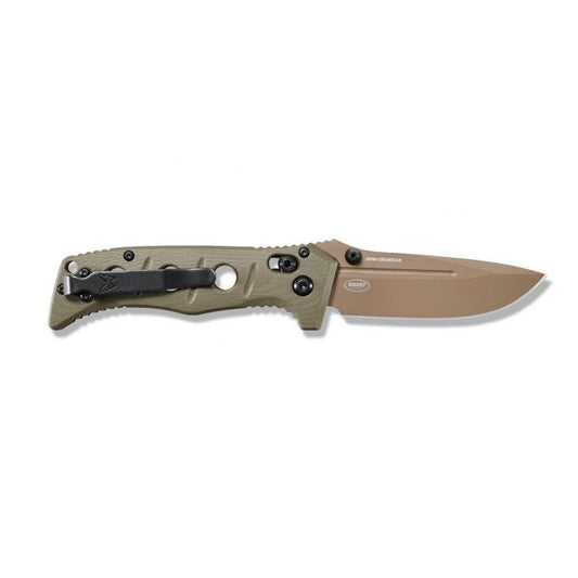 Benchmade, Inc.™ Mini Adamas 273FE-2 Olive Drab G10 CPM CruWear Steel Pocket Knife