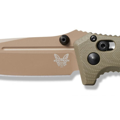 Benchmade, Inc.™ Mini Adamas 273FE-2 Olive Drab G10 CPM CruWear Steel Pocket Knife