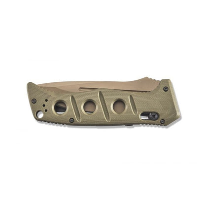 Benchmade, Inc.™ Auto Adamas 2750FE-2 Olive Drab G10 CPM CruWear Steel Pocket Knife