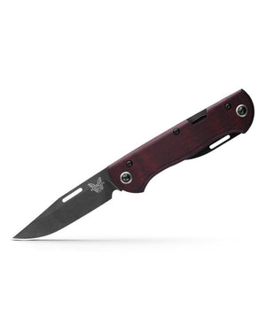 Benchmade, Inc.™ Weekender Slip-joint 317BK-02 Burgundy Canvas Micarta CPM S90V Stainless Steel Pocket Knife