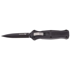 Benchmade, Inc.™ Infidel OTF 3300BK Black Anodized 6061-T6 Aluminum D2 Semi-Stainless Steel Pocket Knife