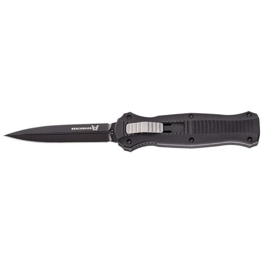 Benchmade, Inc.™ Infidel OTF 3300BK Black Anodized 6061-T6 Aluminum D2 Semi-Stainless Steel Pocket Knife