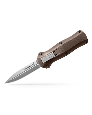 Benchmade, Inc.™ Mini-Infidel D/A OTF 3350-2303 Flat Dark Earth Aluminum S30V Stainless Steel Pocket Knife