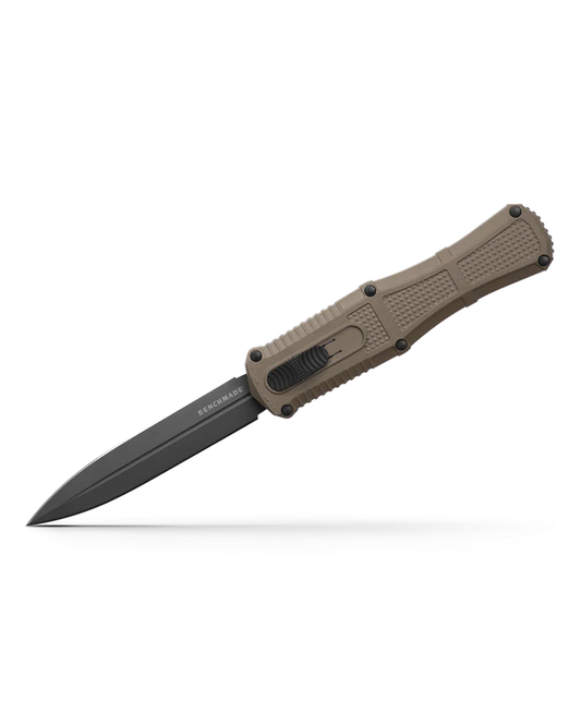 Benchmade, Inc.™ Claymore OTF 3370GY-1 Ranger Green Grivory CPM-D2 Semi-Stainless Steel Pocket Knife