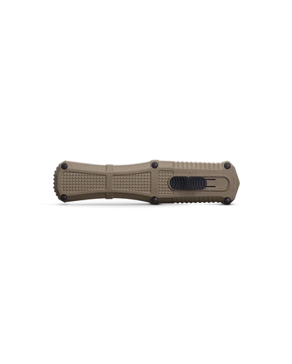 Benchmade, Inc.™ Claymore OTF 3370SGY-1 Ranger Green Grivory CPM-D2 Semi-Stainless Steel Pocket Knife