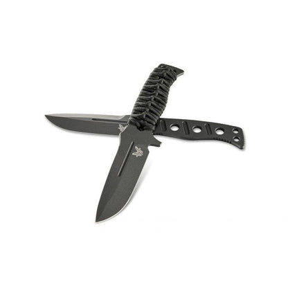 Benchmade, Inc.™ Adamas Fixed Blade 375BK-1 Cobalt Black CPM-CruWear CPM CruWear Steel Knife