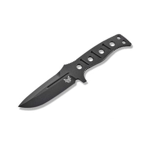 Benchmade, Inc.™ Adamas Fixed Blade 375BK-1 Cobalt Black CPM-CruWear CPM CruWear Steel Knife