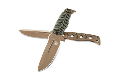 Benchmade, Inc.™ Adamas Fixed Blade 375FE-1 Flat Earth CPM-CruWear CPM CruWear Steel Knife