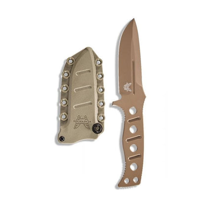 Benchmade, Inc.™ Adamas Fixed Blade 375FE-1 Flat Earth CPM-CruWear CPM CruWear Steel Knife