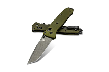 Benchmade, Inc.™ Bailout 537GY-1 Woodland Green Anodized 6061-T6 Aluminum CPM-M4 Carbon Steel Pocket Knife