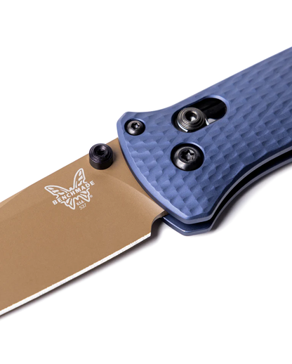 Benchmade, Inc.™ Bailout 537FE-02 Crater Blue Aluminum CPM M4 Carbon Steel Pocket Knife