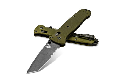 Benchmade, Inc.™ Bailout 537SGY-1 Woodland Green Anodized 6061-T6 Aluminum CPM-M4 Carbon Steel Pocket Knife