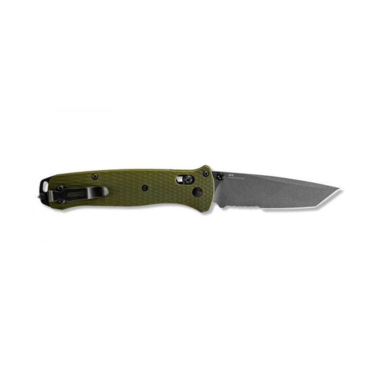 Benchmade, Inc.™ Bailout 537SGY-1 Woodland Green Anodized 6061-T6 Aluminum CPM-M4 Carbon Steel Pocket Knife