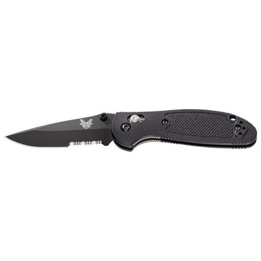 Benchmade, Inc.™ Mini Griptilian 556SBK-S30V Black Glass-filled Nylon CPM-S30V Stainless Steel Pocket Knife
