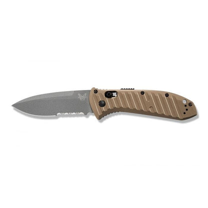 Benchmade, Inc.™ Auto Presidio 2 5700SGY-1 Burnt Bronze 6061-T6 Aluminum CPM-M4 Carbon Steel Pocket Knife