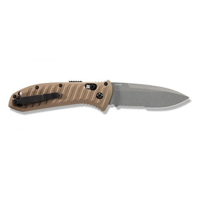 Benchmade, Inc.™ Auto Presidio 2 5700SGY-1 Burnt Bronze 6061-T6 Aluminum CPM-M4 Carbon Steel Pocket Knife