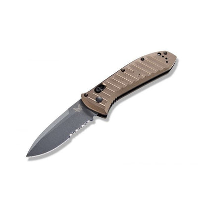 Benchmade, Inc.™ Auto Presidio 2 5700SGY-1 Burnt Bronze 6061-T6 Aluminum CPM-M4 Carbon Steel Pocket Knife