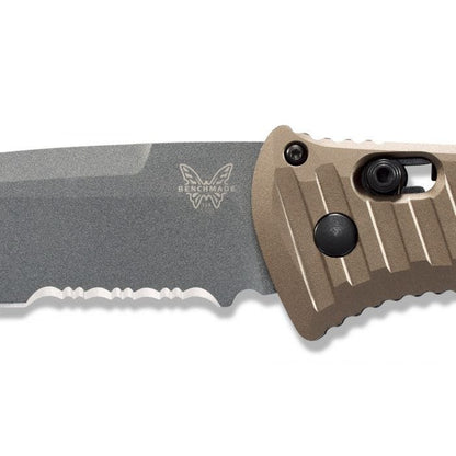 Benchmade, Inc.™ Auto Presidio 2 5700SGY-1 Burnt Bronze 6061-T6 Aluminum CPM-M4 Carbon Steel Pocket Knife