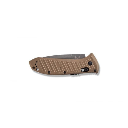 Benchmade, Inc.™ Auto Presidio 2 5700SGY-1 Burnt Bronze 6061-T6 Aluminum CPM-M4 Carbon Steel Pocket Knife