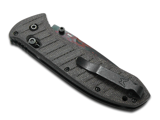 Benchmade, Inc.™ Presidio 2 570CAMO-2601 Green Canvas Micarta CPM-S30V Stainless Steel Pocket Knife