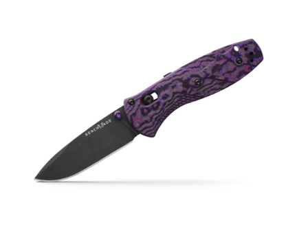 Benchmade, Inc.™ Mini Barrage 585BK-251 Purple Haze Fatcarbon Fiber CPM-S90V Stainless Steel Pocket Knife