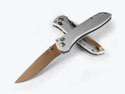 Benchmade, Inc.™ Seven-Ten 710FE-24 Gray 6061-T6 Aluminum CPM-S90V Stainless Steel Pocket Knife