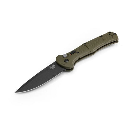 Benchmade, Inc.™ Claymore Auto 9070BK-1 Foliage Green Grivory CPM-D2 Semi-Stainless Steel Pocket Knife