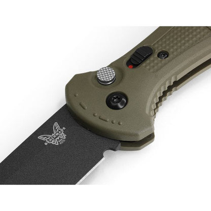 Benchmade, Inc.™ Claymore Auto 9070BK-1 Foliage Green Grivory CPM-D2 Semi-Stainless Steel Pocket Knife