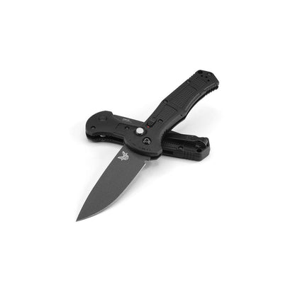 Benchmade, Inc.™ Claymore Auto 9070BK Black Grivory CPM-D2 Semi-Stainless Steel Pocket Knife