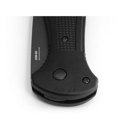 Benchmade, Inc.™ Claymore Auto 9070BK Black Grivory CPM-D2 Semi-Stainless Steel Pocket Knife
