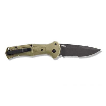 Benchmade, Inc.™ Claymore Auto 9070SBK-1 Foliage Green Grivory CPM-D2 Semi-Stainless Steel Pocket Knife