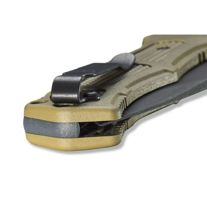Benchmade, Inc.™ Claymore Auto 9070SBK-1 Foliage Green Grivory CPM-D2 Semi-Stainless Steel Pocket Knife