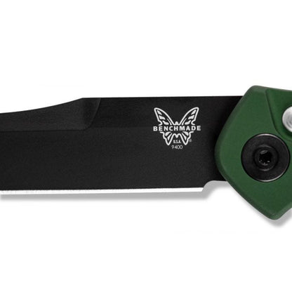 Benchmade, Inc.™ Auto Osborne 9400BK Green Anodized 6061-T6 Aluminum CPM-S30V Stainless Steel Pocket Knife