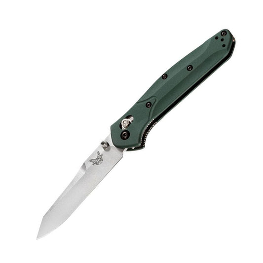 Benchmade, Inc.™ Osborne 940 Green Anodized 6061-T6 Aluminum CPM-S30V Stainless Steel Pocket Knife