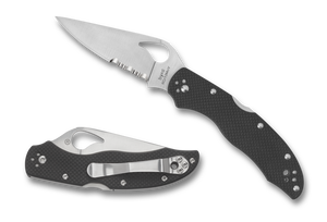 Byrd by Spyderco™ Harrier 2 Lockback BY01GPS2 Black G10 8Cr13MoV Stainless Steel Pocket Knife